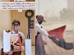 'We Are Proud Of You, Priya': Cafe Employee Braves Storm To Protect UAE Flag, Wins Praise