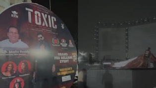 Sound System Collapses At 'Toxic' Pre-Release Event In Hyderabad, 5 Injured