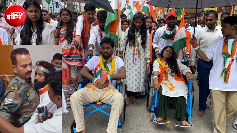 JPSC प्रोटेस्ट: देवेंद्र महतो से धक्का-मुक्की, तिरंगा यात्रा में छात्र बोले- मांगें नहीं मानी तो भगत सिंह बनेंगे