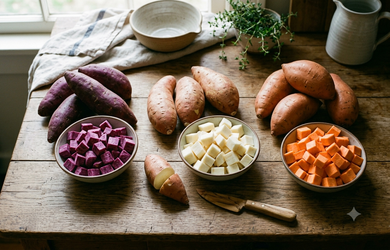Sweet potatoes contain 400% of the daily vitamin A requirement