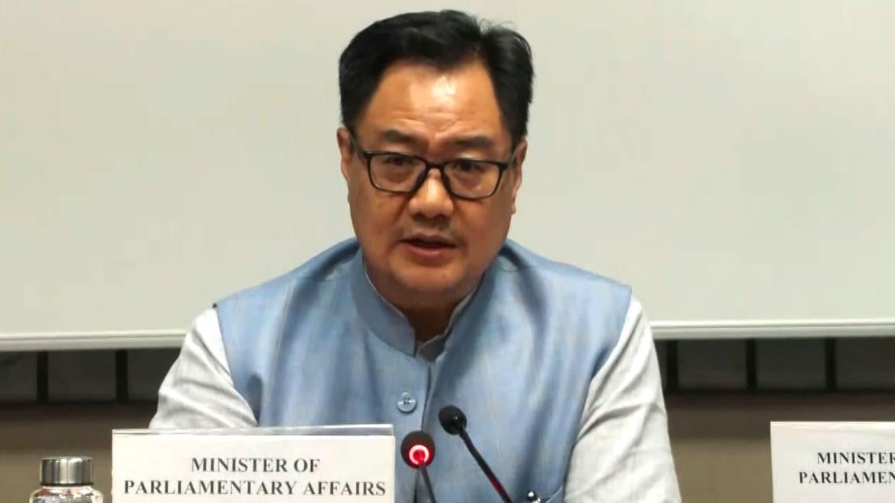 Kiren Rijiju Blames Opposition For Parliament Monsoon Session Deadlock, Says Debate Was Avoided