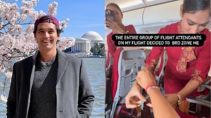 Indian-American Writer Celebrates Raksha Bandhan With Air India Crew