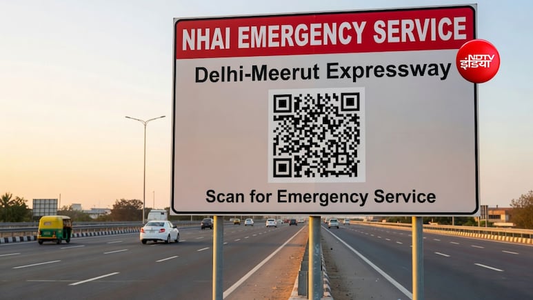 दिल्ली-मेरठ एक्सप्रेसवे पर इमरजेंसी सेवा की नई व्यवस्था, NHAI लगा रहा QR कोड, जानें कैसे करेगा काम