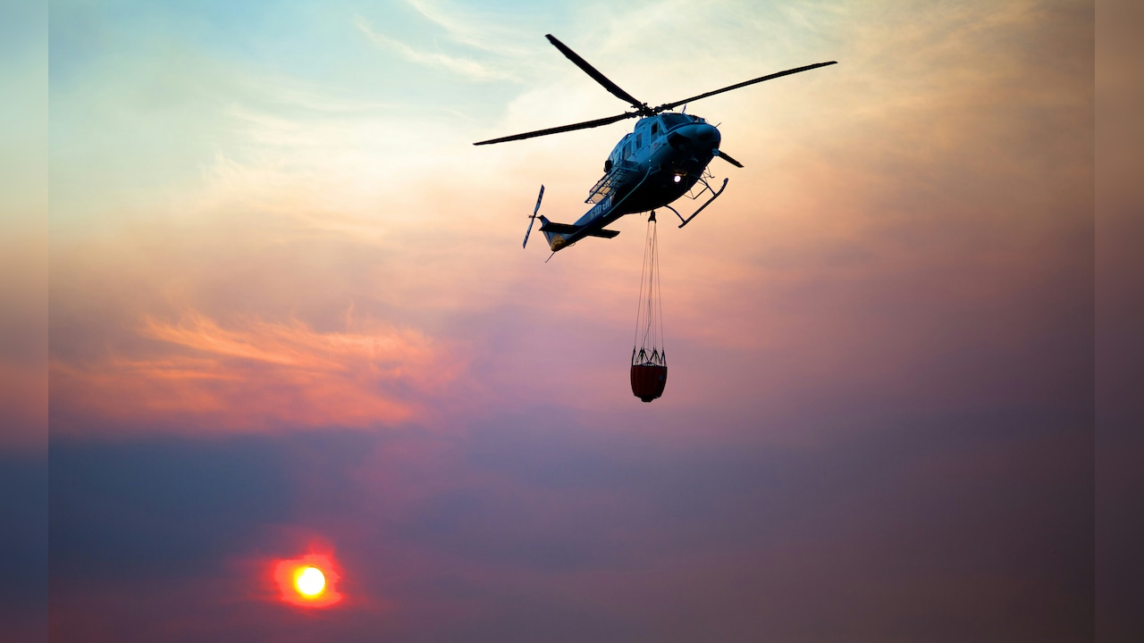Mid-Air Crash Caught On Camera As Two Firefighting Helicopters Collide In Greece