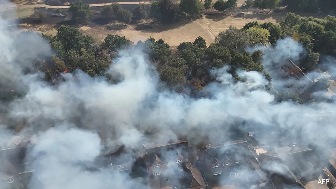 Several Homes Burnt, Residents Evacuated As UK Wildfire Intensifies