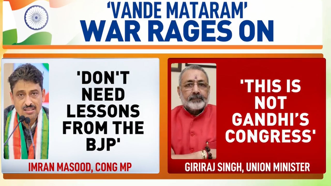 'Vande Mataram' War Rages On: Congress Vs BJP Over National Song