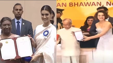 Internet Compares Kriti And Kangana's National Awards Looks After Rakhi Ad Row