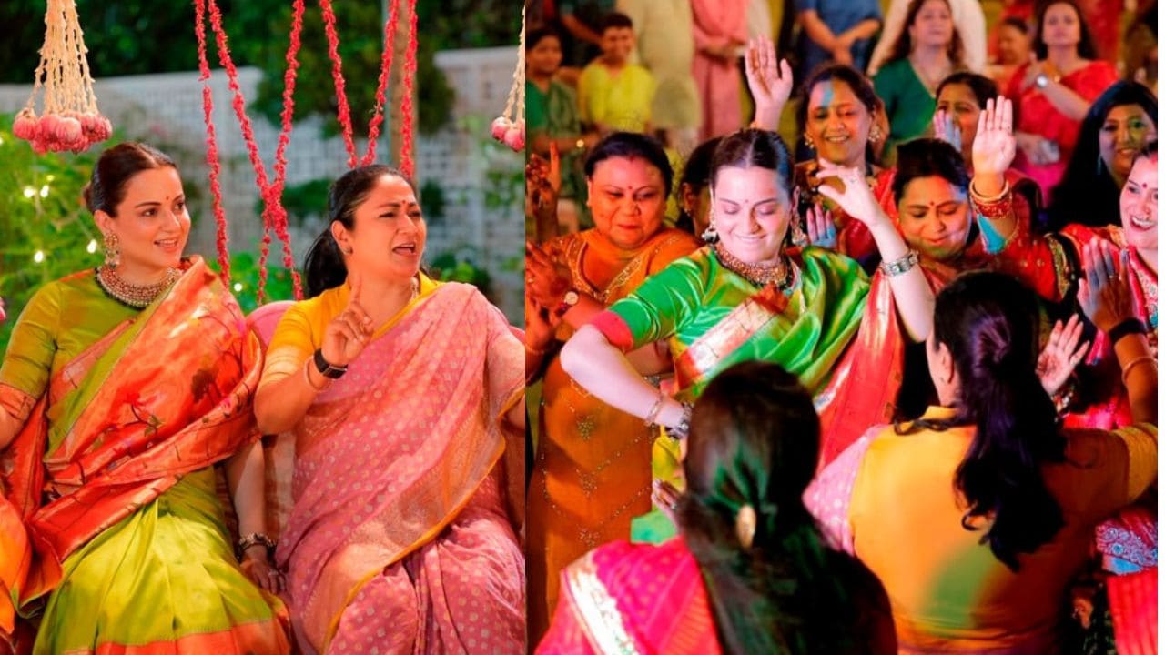कंगना रनौत ने दिल्ली की सीएम रेखा गुप्ता के साथ मनाई तीज, डांस किया, झूले पर बैठीं और हाथों पर लगवाई मेहंदी
