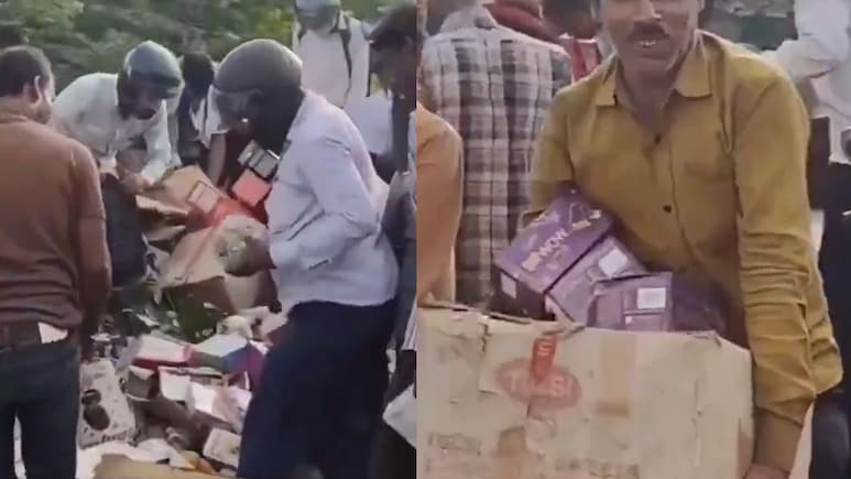 Viral: Expired Chocolates Dumped In Kanpur, Crowd Rushes To Collect Them