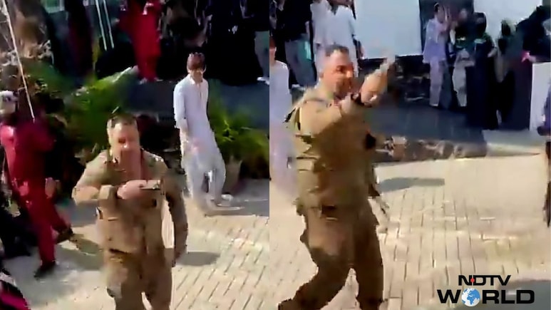 VIDEO: पाकिस्तान में पत्नी ने छात्रों के प्रदर्शन से निपटने के लिए फौजी पति को बुलाया