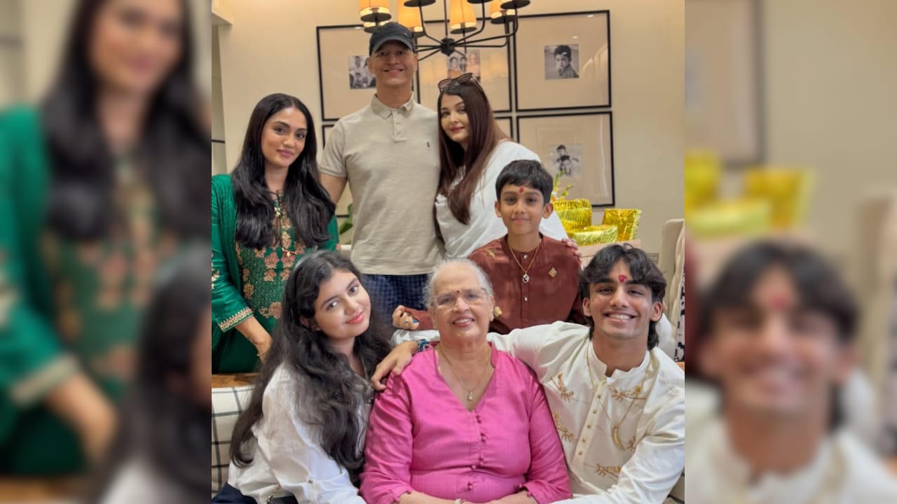 Inside Aishwarya Rai Bachchan's Rakhi Celebrations With Brother Aditya And Family