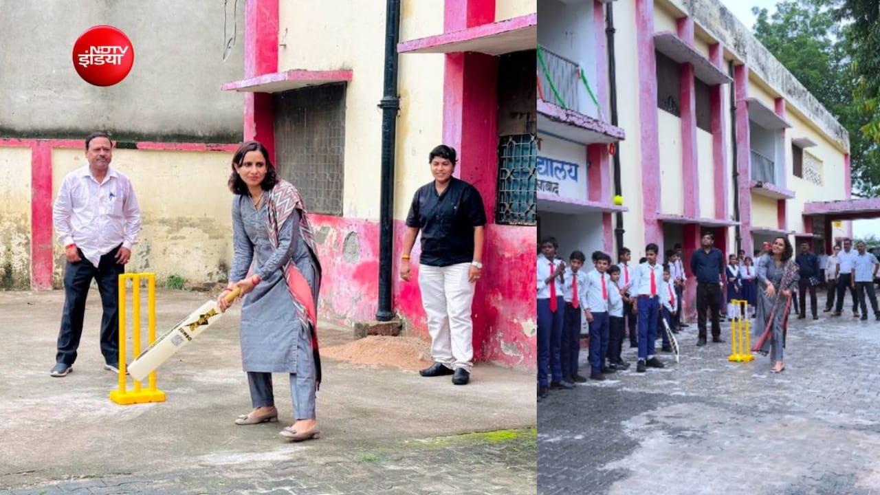 VIDEO: IAS अंकुर लाठर ने बच्चों के साथ खेला क्रिकेट, कभी प्यार के लिए तमिलनाडु छोड़ UP आईं
