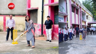 VIDEO: IAS अंकुर लाठर ने बच्चों के साथ खेला क्रिकेट, कभी प्यार के लिए तमिलनाडु छोड़ UP आईं