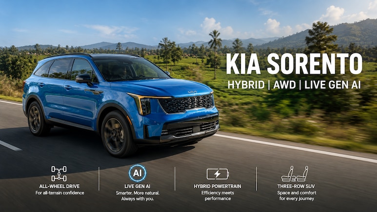 Kia Sorento Hybrid India Launch: AWD, Live Gen AI And More Expected