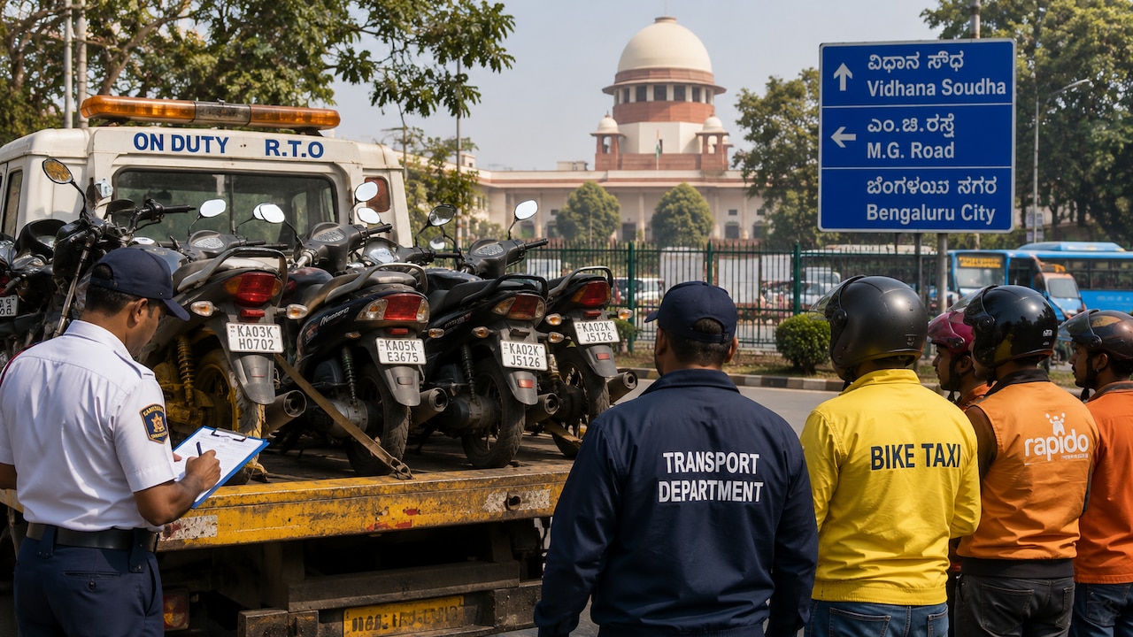 Karnataka Bike Taxi Row: 30 Two-Wheelers Seized In Bengaluru As State Moves Supreme Court