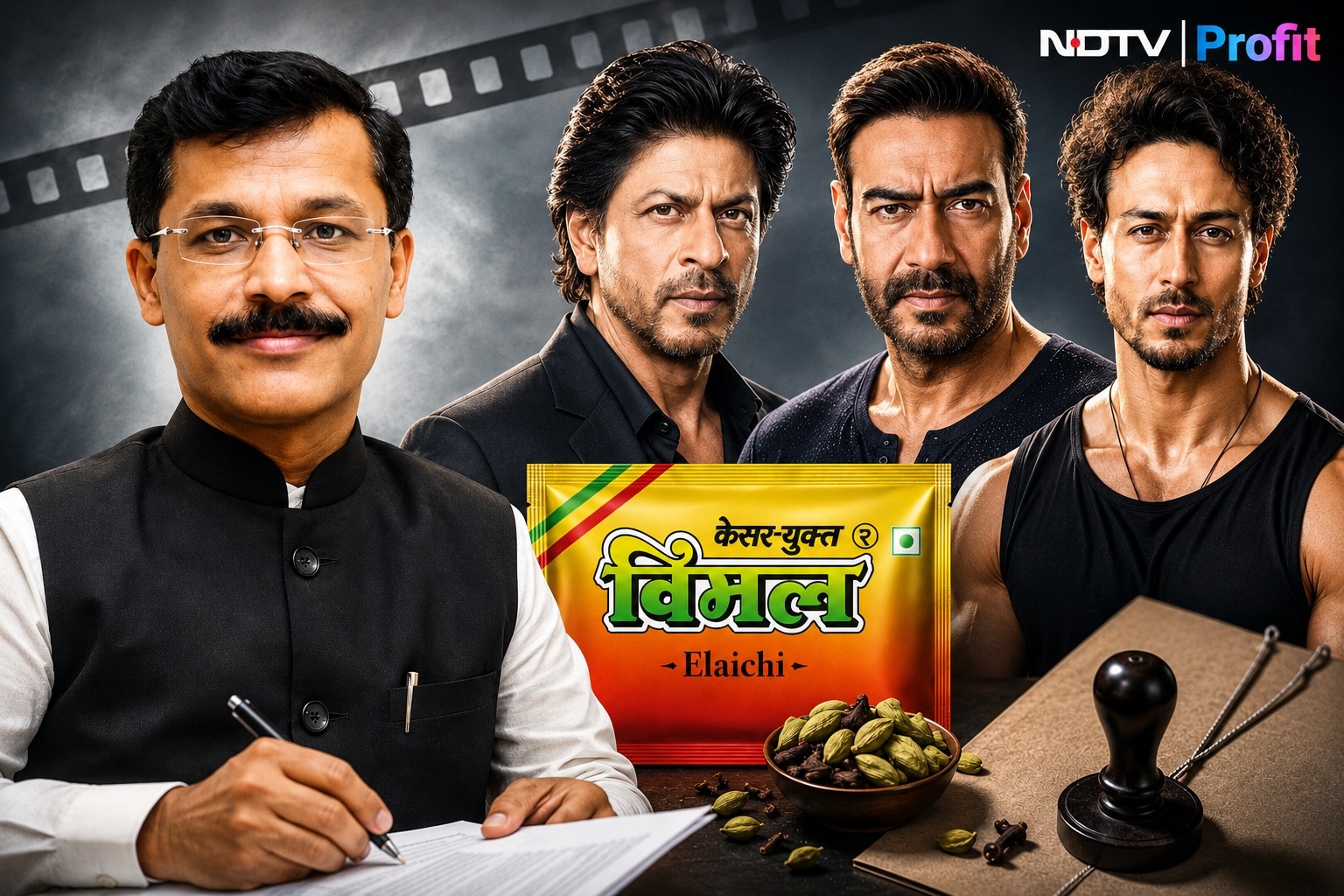 Tukaram Mundhe's FDA Sends Notices To SRK, Ajay Devgn, Tiger Shroff Over Vimal Elaichi Ad
