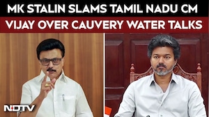Stalin Slams CM Vijay Over Cauvery Talks: 'Fight It Legally, Not Through Negotiations'
