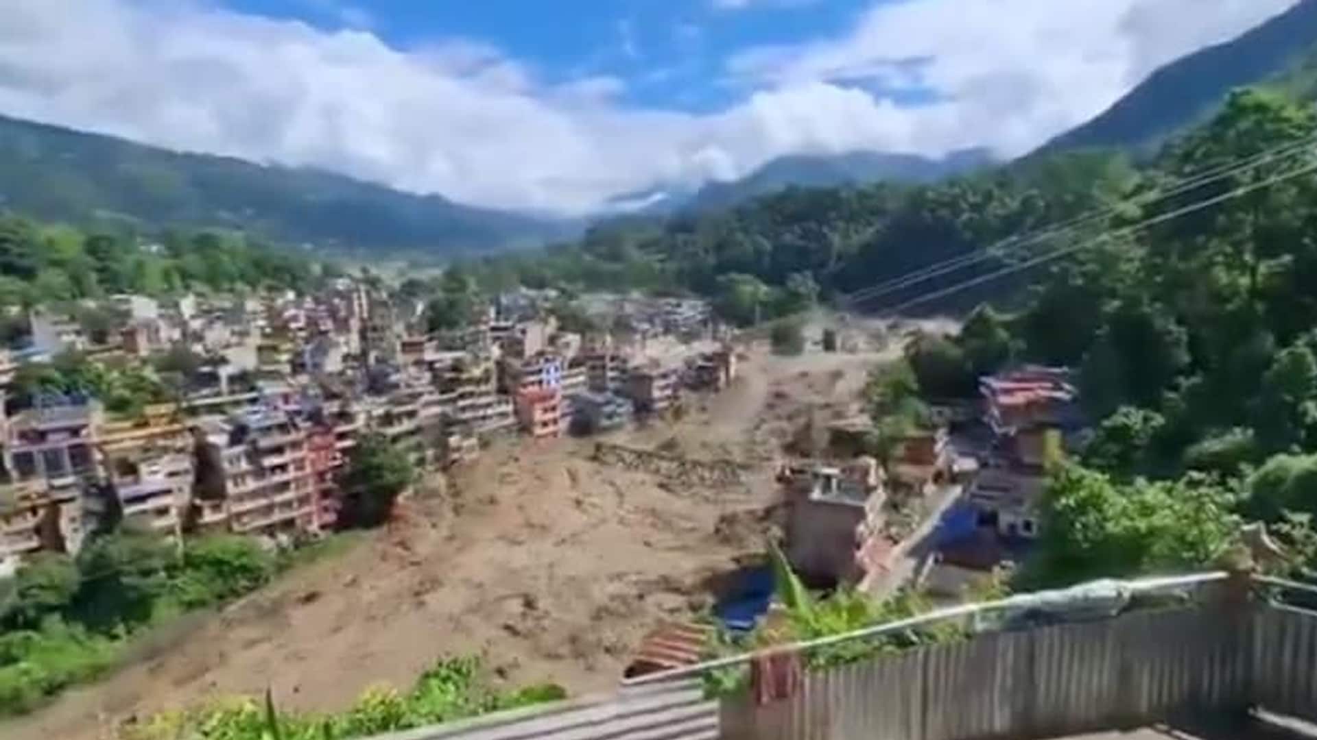 Bridge, Houses Gone In Seconds: Videos Capture Horror Of Nepal Flash Floods