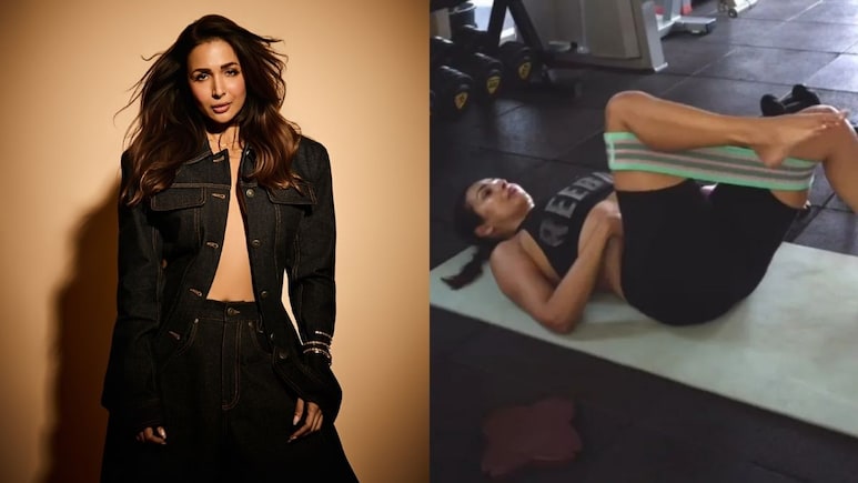 Want Stronger Glutes And Abs? Try Malaika Arora's Resistance Band Workout