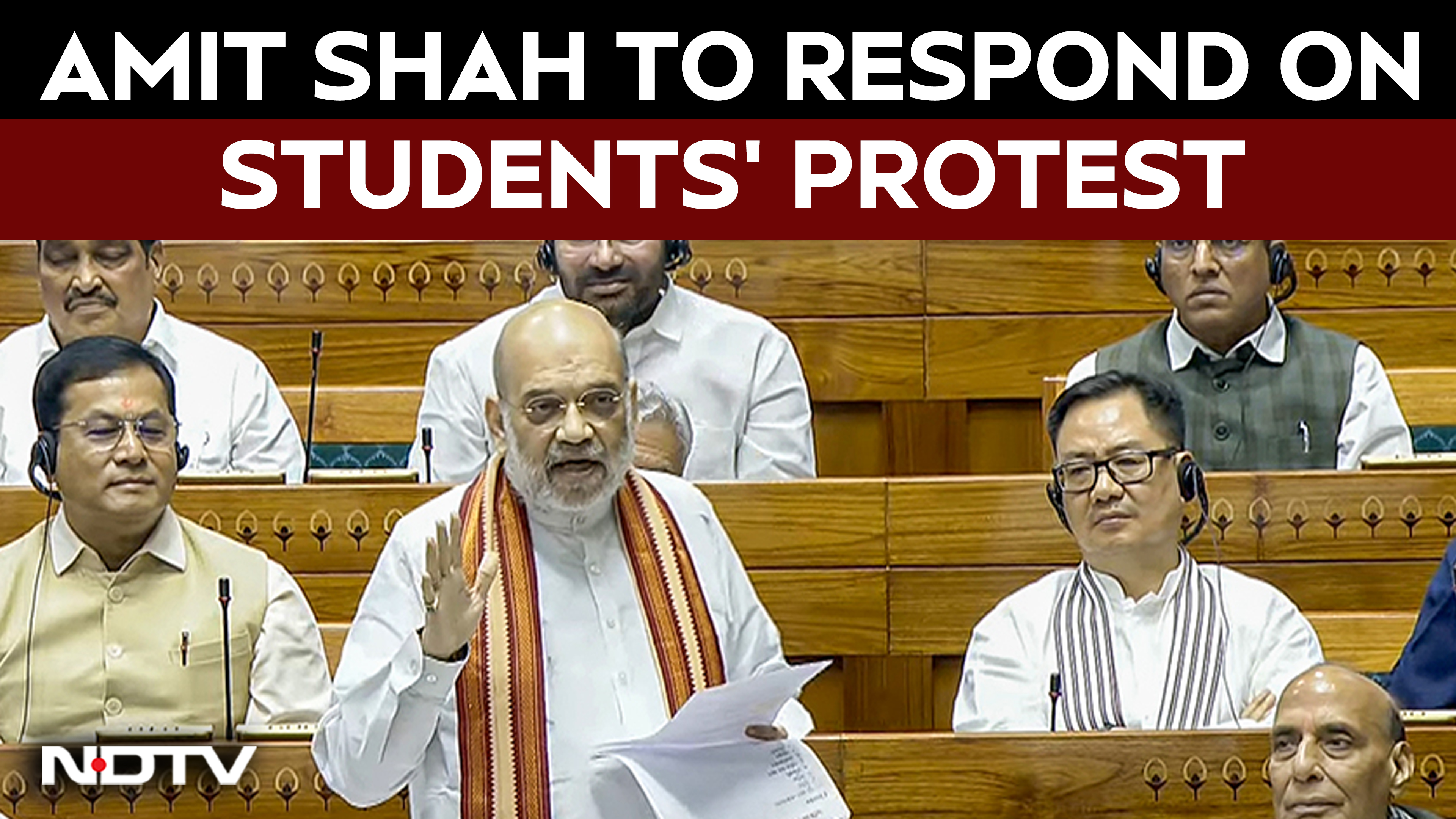 Amit Shah Ready To Respond On Students' Protest: Kiren Rijiju
