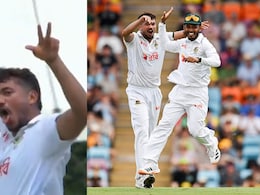 Bangladesh Pacer's Bizarre Celebration Goes Viral During 1st Test Against Australia - Video