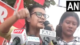 रांची में छात्रों के मार्च के दौरान हंगामा, AISA चीफ नेहा पर फेंकी गई स्याही