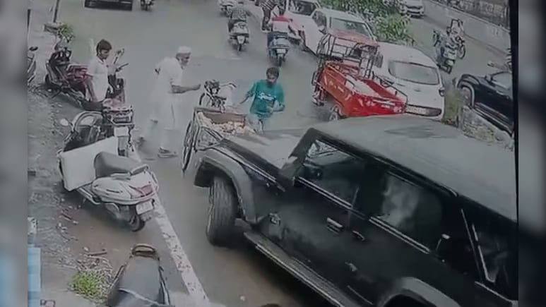 On Camera, Punjab Gangster Fleeing In Speeding Thar Rams Coconut Seller, Caught