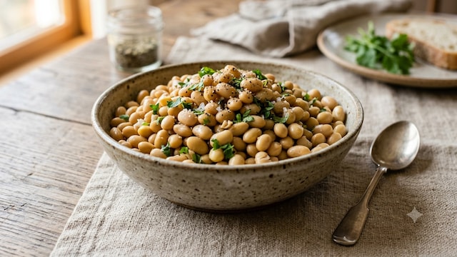 Cooked soyabeans contain high amount of protein that need to be eaten in moderation