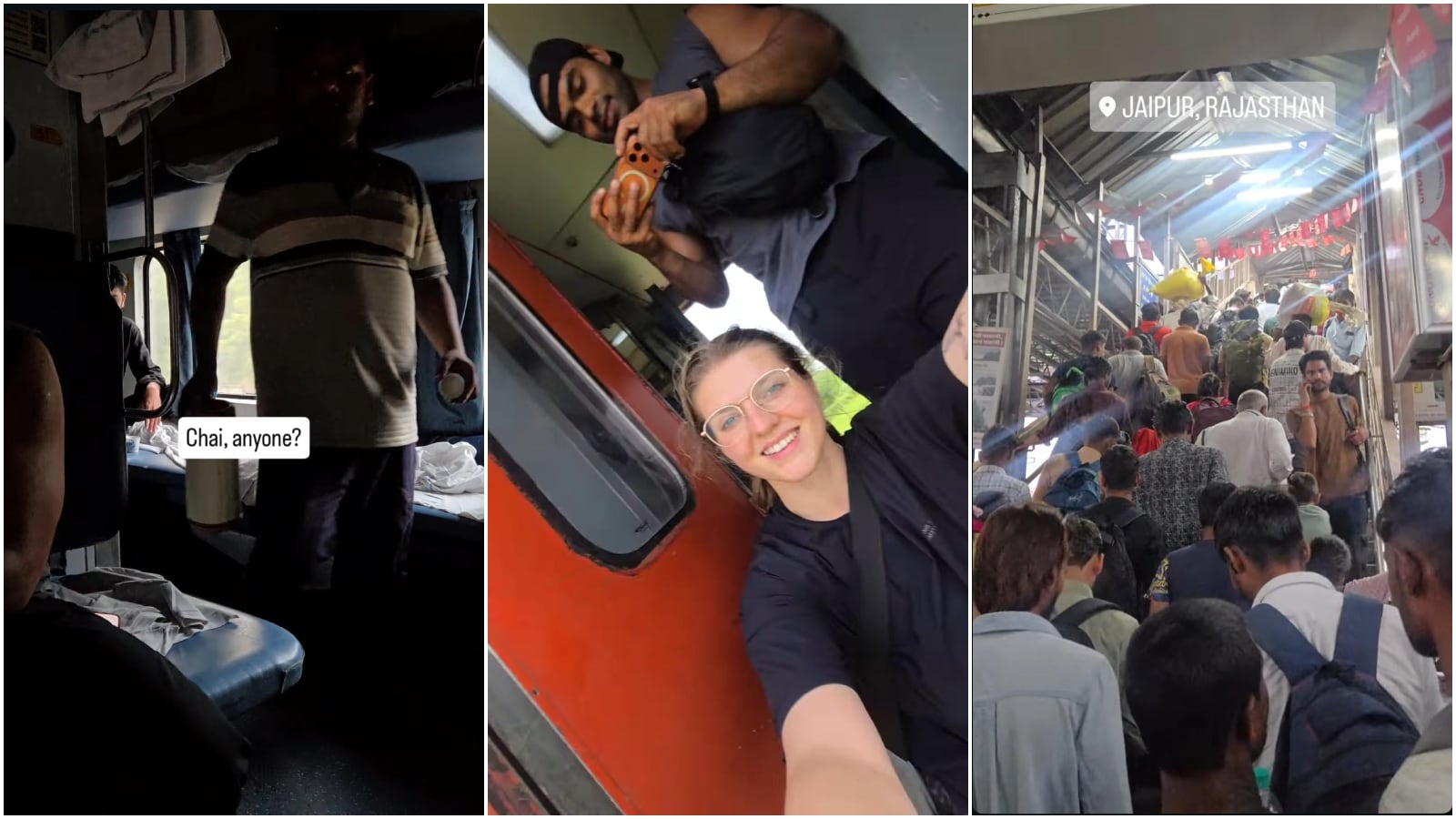 European Traveller Sabrina First Indian Train Journey Experience Make His Friend Cry, Heres Why