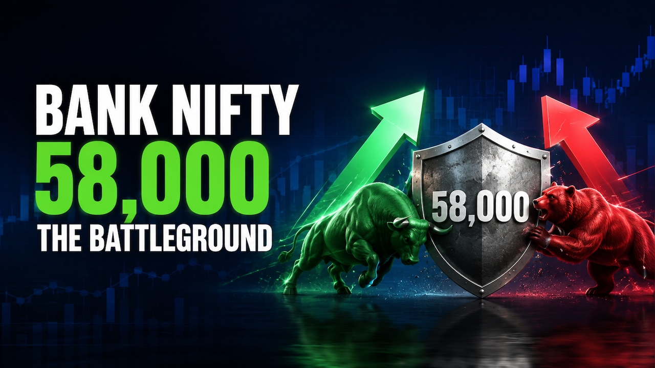 Bank Nifty Today: 58,000 Emerges As Key F&O Battleground — Banks In Focus, Key Levels To Watch