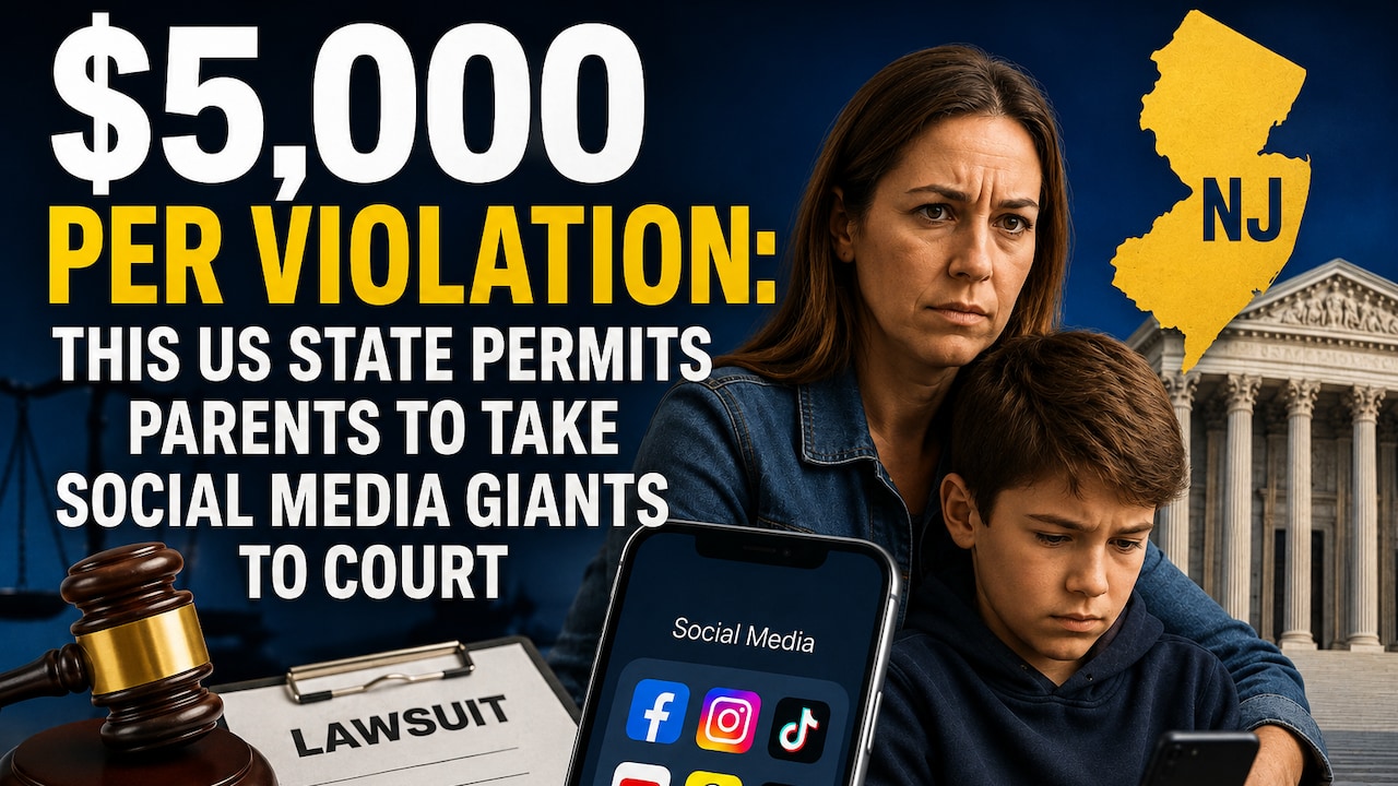 $5,000 Per Violation: This US State Permits Parents To Take Social Media Giants To Court