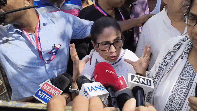 पत्थर फेंके, गाड़ी पर कीचड़ पोता, चोर-चोर के लगाए नारे... ममता बनर्जी का आरोप- माथा फट जाता