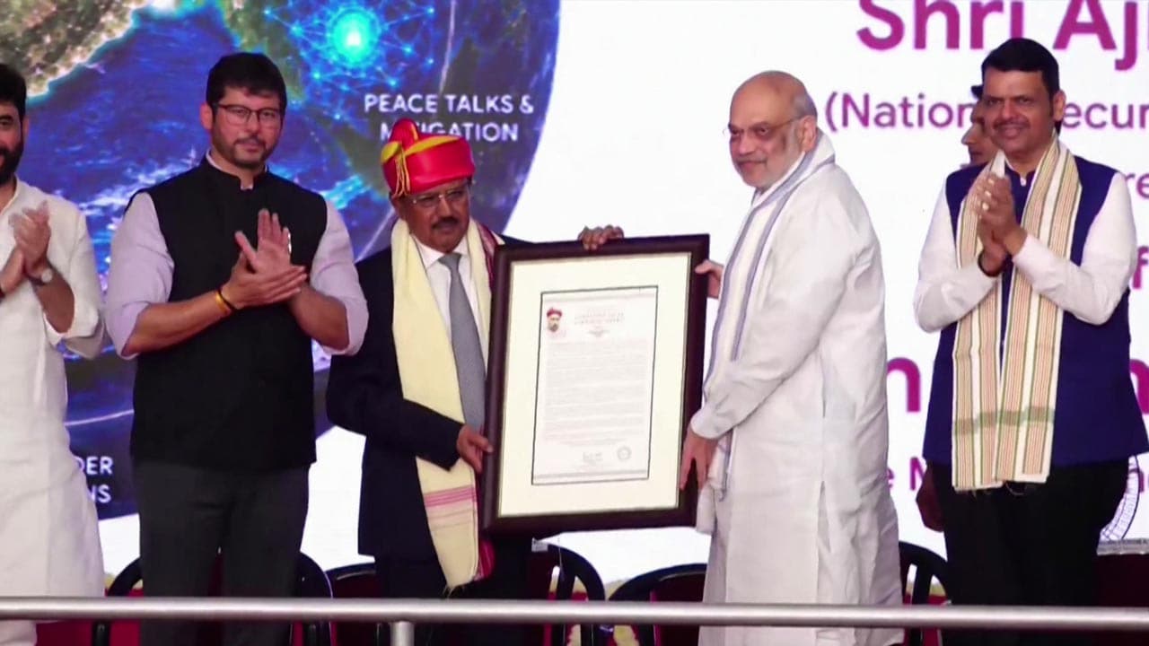 NSA Ajit Doval Honoured With Prestigious Lokmanya Tilak National Award