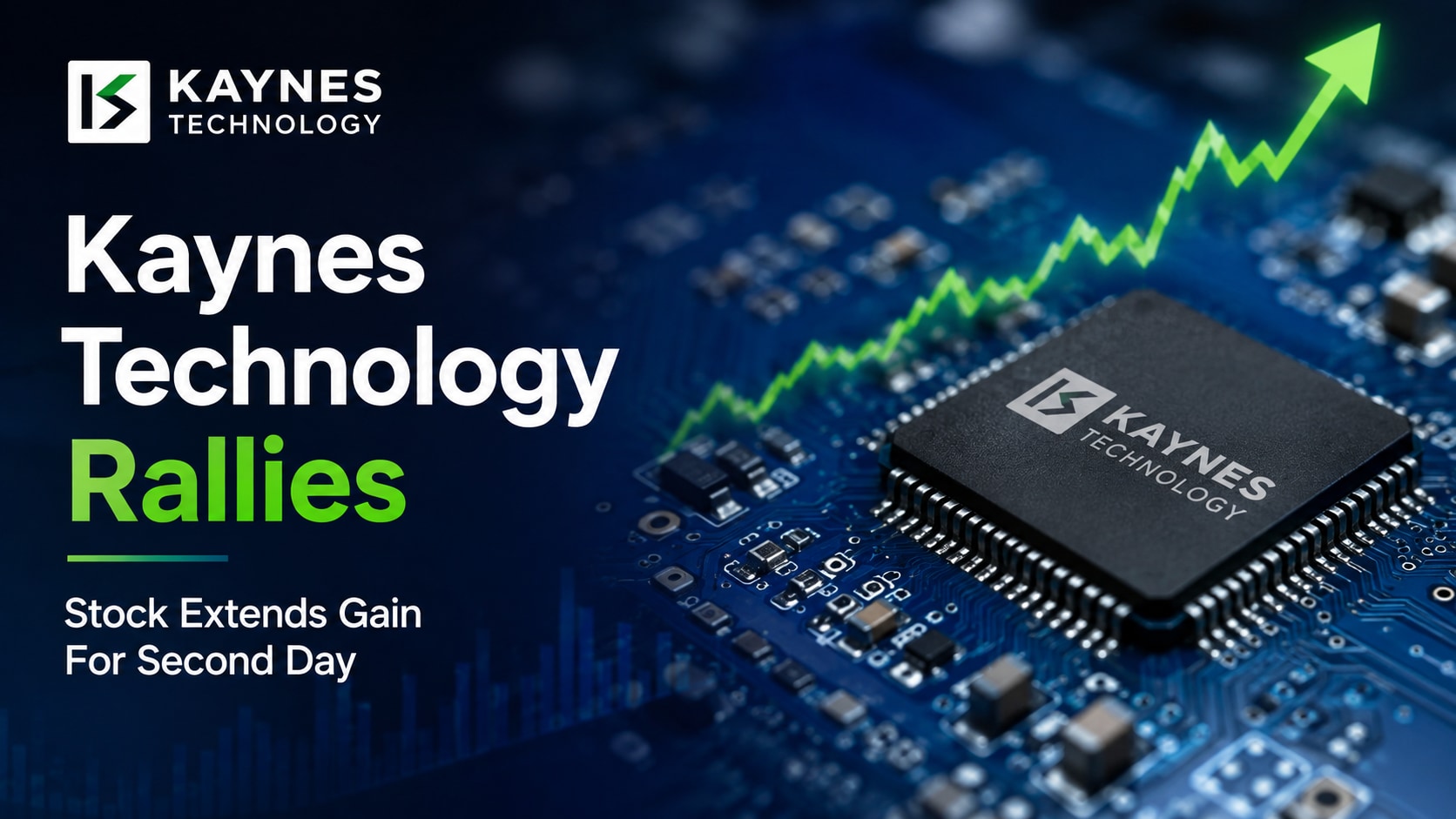 Kaynes Technology Stock Rises For Second Day, Gains close to 3%