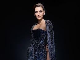 Kriti Sanon Sparkles In Midnight-Blue Gaurav Gupta Couture With 5,500 Crystals