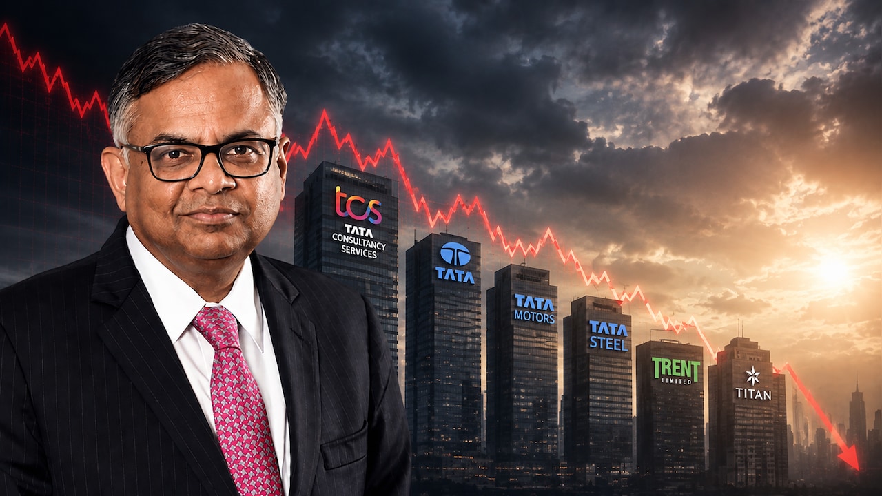 Rs 63,000 Crore Gone In One Hour As Tata Group Stocks Slide After N Chandrasekaran Steps Down