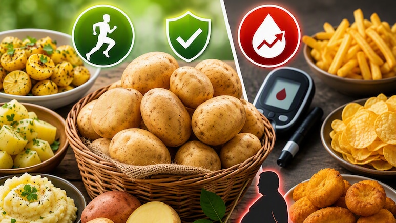 रोज आलू खाने से क्या होता, एक दिन में कितने आलू खाएं? | 5 FAQs