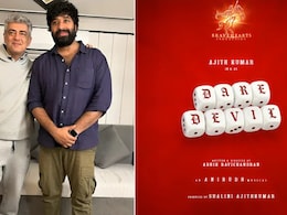 Ajith Kumar Announces New Film <i>Dare Devil</i> With Director Adhik Ravichandran And Wife Shalini