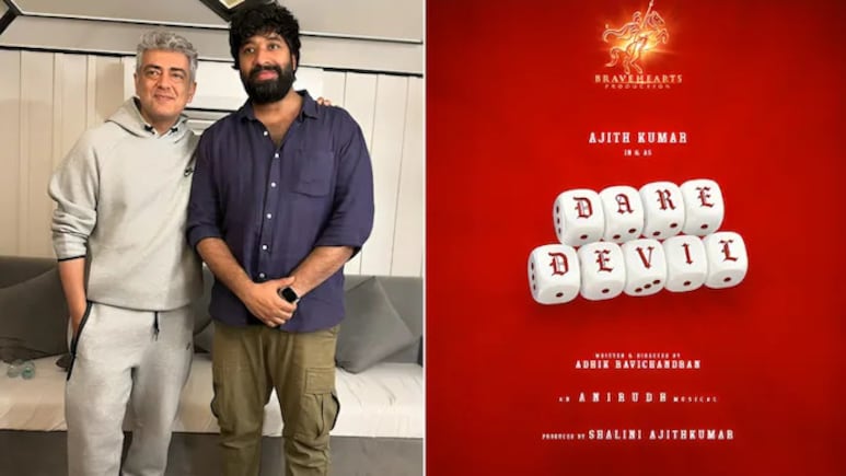 Ajith Kumar Announces New Film <i>Dare Devil</i> With Director Adhik Ravichandran And Wife Shalini