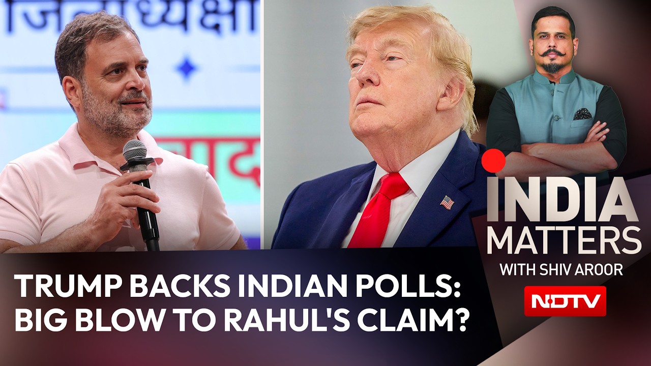 Trump Praises India's Election System: A Blow To Rahul Gandhi's 'Vote Chori' Claim?