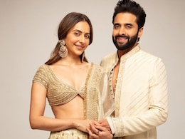 Rakul Preet Singh And Jackky Bhagnani In Matching Ivory Looks Make One Ethnic Chic Couple