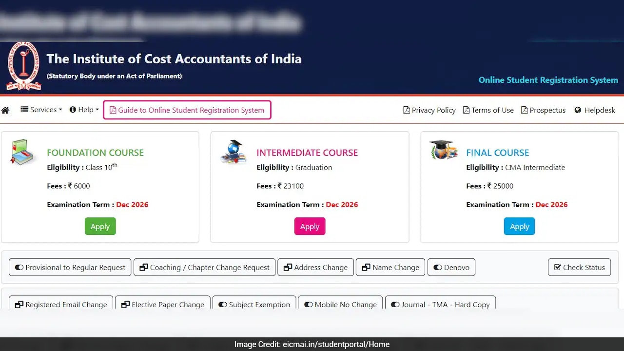CMA December 2026 Registration: ICMAI Extends Last Date to August 4