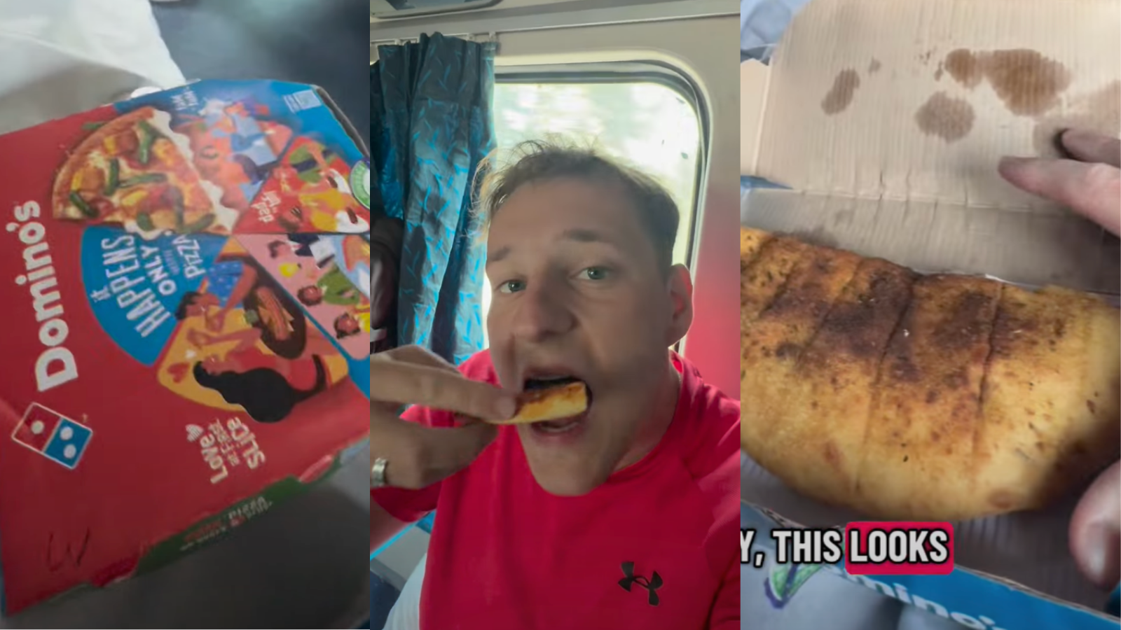 Foreigner Tries Domino's Pizza On Indian Train To Udaipur, Gives Feedback