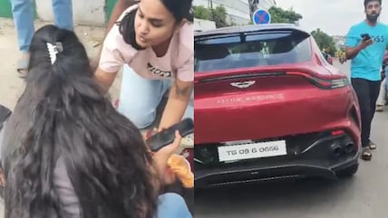 Screams, Body On Road: Moment After Aston Martin Runs Over Hyderabad Woman