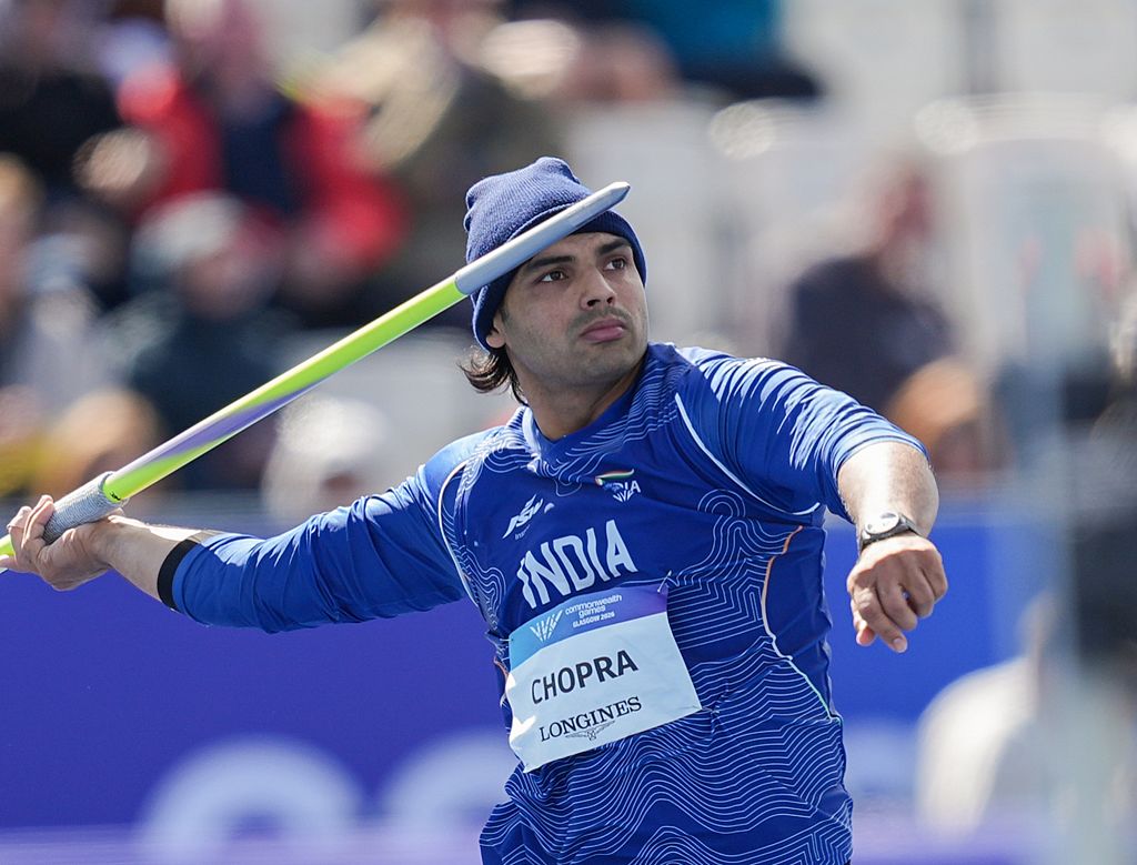 Neeraj Chopra reacts to winning Commonwealth Games 2026 silver alongside Yashvir Singh