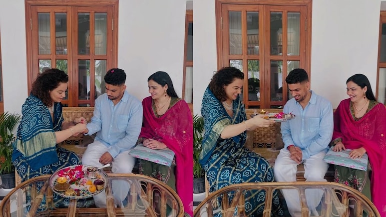 Kangana Ranaut Celebrates Rakhi With Brother, Shares A Loving Note