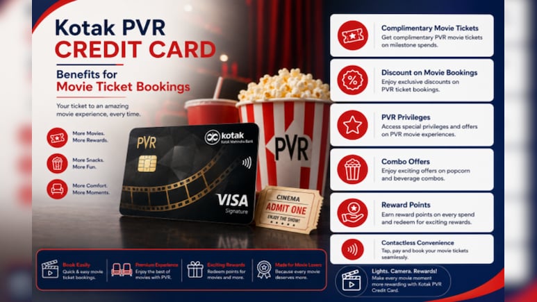 Kotak PVR Credit Card Benefits For Movie Ticket Bookings