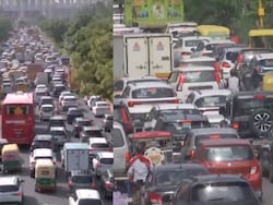 Raksha Bandhan Rush Triggers Massive Traffic Jam On Delhi Roads