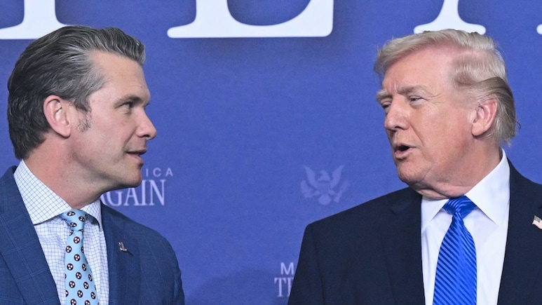 'Extremely Happy With Him': Trump On "Treasonous" Report Of Clash With Hegseth