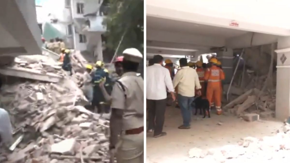 2 Killed, Several Injured As Under-Construction Building Collapses In Hyderabad